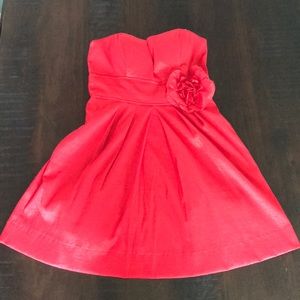 GORGEOUS Red Strapless Dress